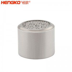 廠家定制0.2-90微米多孔金屬氣體傳感器防爆外殼，隔火焰耐腐蝕316L不銹鋼防爆片