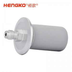 316L外殼快速進(jìn)氣擴散器丨0.003μm管式氣體擴散器過濾器