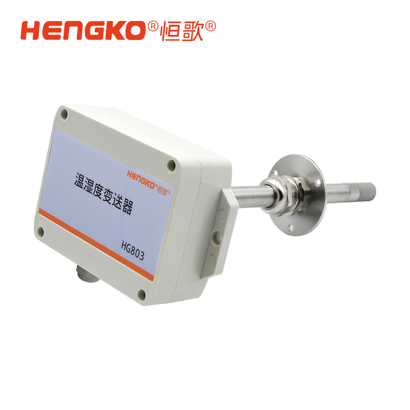 4-20mA 不銹鋼15法蘭探頭 無顯-HG803-3W4P-08管道式溫濕度變送器 Featured Image