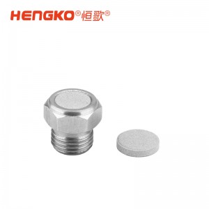 恒歌金屬氣動消音器用于電磁閥、氣缸、空壓機等設備消音降噪