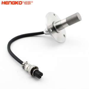 RS485遠程高精度法蘭盤溫濕度傳感器高靈敏,數字信號濕度傳感器防水探頭